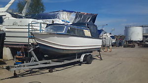 Dawncraft 24FT with 15hp outboard canal river boat needs some TLC