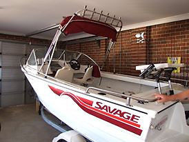 Savage 510 Scorpion Boat 5.1m Aluminium Tinny 90 Salt Water