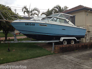 Sea Ray 22' Cruiser Project Boat,Tandem Trailer,228hp Mercruiser Sterndrive