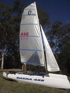 NACRA 430 SPORTS CATAMARAN 2011 Sail boat Immaculate Condition plus Gal trailer