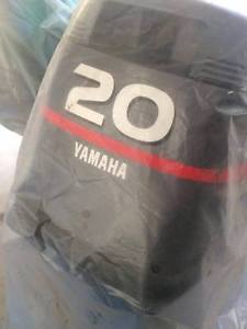 Yamaha 20hp outboard "Savage" dinghy thick Aluminium boat-3.8m W/ trailer