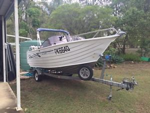 2005 Horizon Seabreeze 540 Bowrider alluminium Yamaha 115 HP