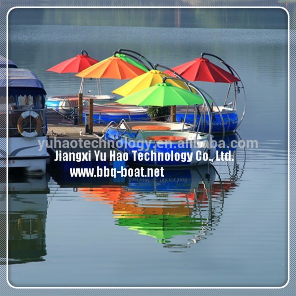 Popular best price bbq donut boat, round boat, party boat
