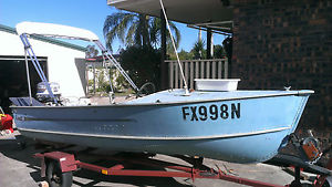 Lund 4.5 metre / 15' Boat 35hp Evinrude Elec Start Registered RARE NO RESERVE