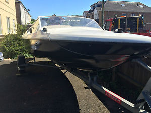 Fletcher 14 Ft Speed Boat 50HP Outboard and Roller coaster Trailer