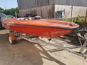 speedboat 16ft restoration project 85 bhp suzuki