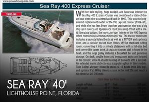 1996 Sea Ray 400 Express Cruiser