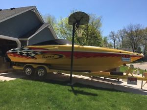 2002 Baja 275 496 Mag HO (single) Bravo 1/SS Prop (with extra stainless prop)