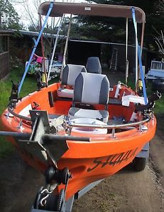 BOAT POLYCRAFT HEAVY DUTY + TRAILER AND MOTOR