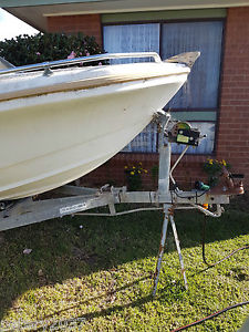 boat caribbean couger 16 ft 135 evinrude motor