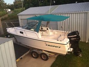 Walk Around Bayliner Trophy 2152 6.6 mtr Fishing Skiing Cruising Diving Boat