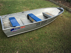 Aluminium runabout with 5hp Mercury outboard