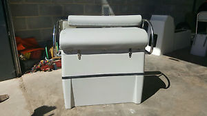 DRIVING BOLSTER LEANING POST SEAT FOR RIB FISHING BOAT NEW