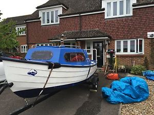 Mayland 14 Boat with Mariner 6hp outboard and Trailer -ready to use