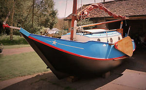 Classic Dutch sailing boat