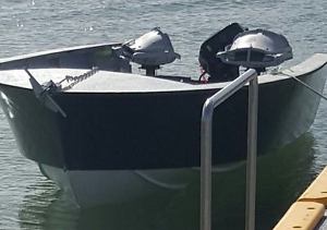 Hartley Vixen wooden boat