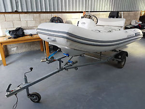 Rib Tender 3.4m 15hp Mercury with Trailer - Relisted
