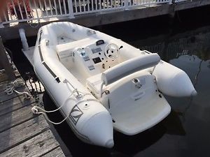 2009 Zodiac Projet 350 Yacht Tender 104 HP Inboard w/swim platform/ski tow ring