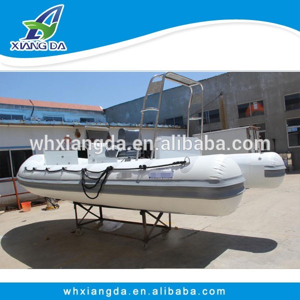 aluminum rigid hull rib-450 inflatable boat with CE