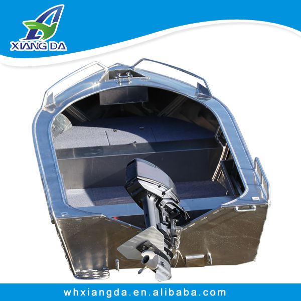 customized flat bottom fishing alu boat