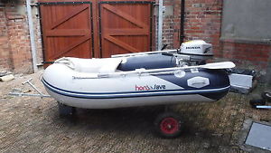 Honwave inflatable T25-AE Dinghy with Honda 5HP Outboard