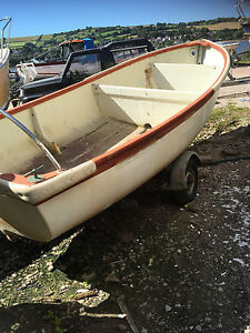 Devon Launch WorkBoat 16ft fishing open boat Honda 10hp On trailer