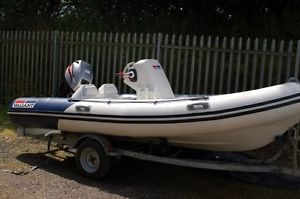 2011 Valiant 450s RIB. Mariner Fourstroke. Power Trim. Trailer. Cover