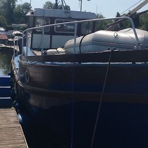 CLASSIC MOTOR CRUISER 36 FT TWIN SCREW GRP HULL SHIPS LIFEBOAT REDUCED!