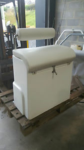 DRIVING BOLSTER LEANING POST SEAT FOR RIB FISHING BOAT NEW