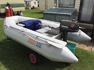Excel sd290 air deck dinghy complete ready to go