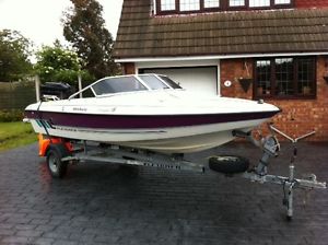 FLETCHER ARROWFLASH 150 BLACK MAX MERCURY 90HP AND TRAILER SPORTS SKI SPEED BOAT