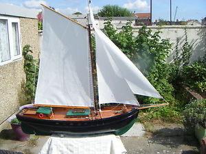 model sailing pilot cutter