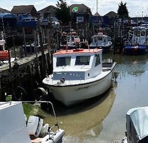 30 x 11ft GRP Colvic Fishing / Work Boat / Ex Charter Boat.Topside Rebuilt 2016