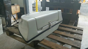 RIB TENDER FIBERGLASS BOW LOCKER SEAT WITH STORAGE