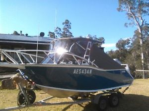 Sea Quest 5.3 Alluminium plate boat 115 four stroke Yamaha