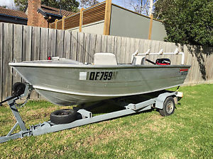 Stacer 380 kipper 25hp mercury project.not quintrex