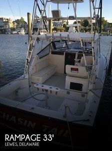 1990 Rampage 33 Sport Fisher