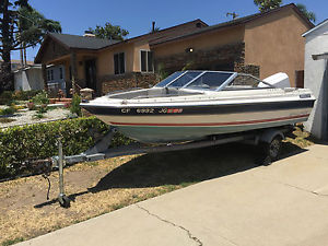1986 Bayliner Capri 1600 BR 16' Bowrider Force 85 HP with Trailer