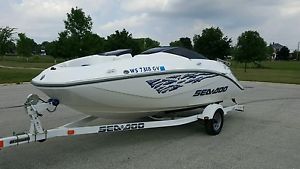 2005 SEA DOO 180 CHALLENGER 18' JETBOAT 215 HP NEEDS WORK  TRAILER   NO RESERVE