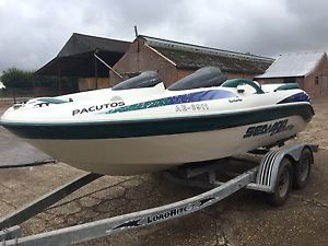 seadoo Challenger 1800 Jet Speed boat FAST! both enigines rebuilt & ready to GO!