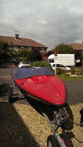 Fletcher Speed Boat Hull and trailer