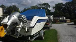 Warrior 175 fishing boat with honda 90 4 stroke engine