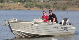 4.93m Clark Commander Abalone Aluminium Tinnie Side Console 50hp