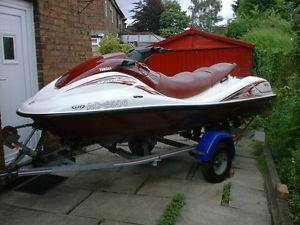 2001 YAMAHA SUV1200 WAVERUNNER JETSKI,65-HOURS,ROLLER TRAILER,RINGO,SKIS+EXTRAS.