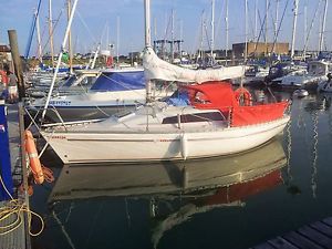 Parker 21 Sailing Yacht Trailer Sailer  lifting keel cabin 5hp out board
