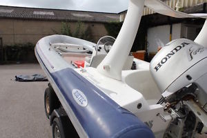 Ribtec RIb Freeway with honda 90 and trailer