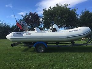 AVON ADVENTURE 4.00 RIB BOAT 40hp Outboard.
