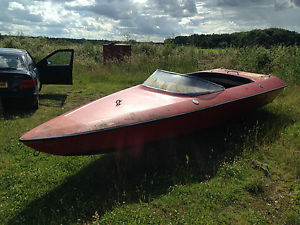 Speedboat Red Inboard No Engine Project