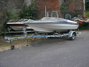 Picton 150GTS Speed Boat.Merury 80hp on Rollercoaster trailer