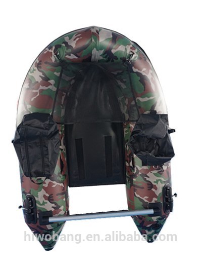 Cheap green belly boat inflatable fishing boat